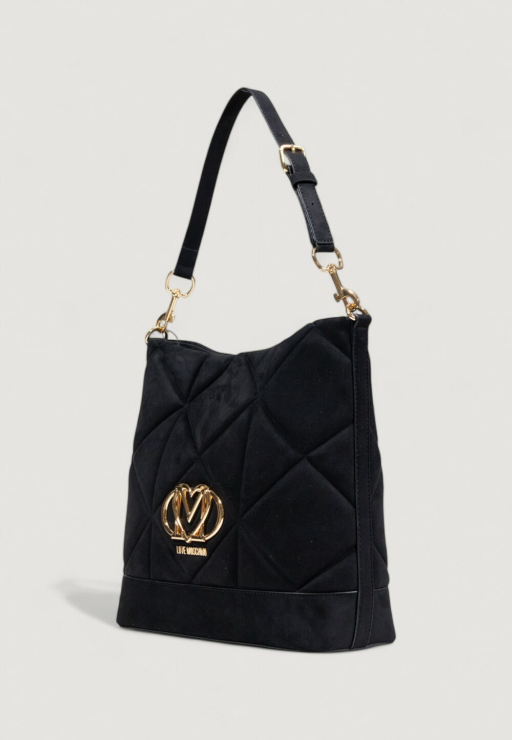 Borsa Love Moschino BORSA VELOUR PL Nero - Foto 2