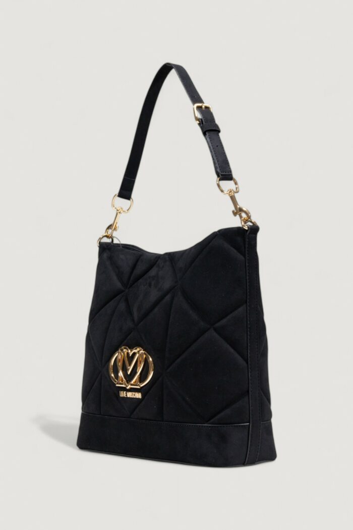 Borsa Love Moschino BORSA VELOUR PL Nero