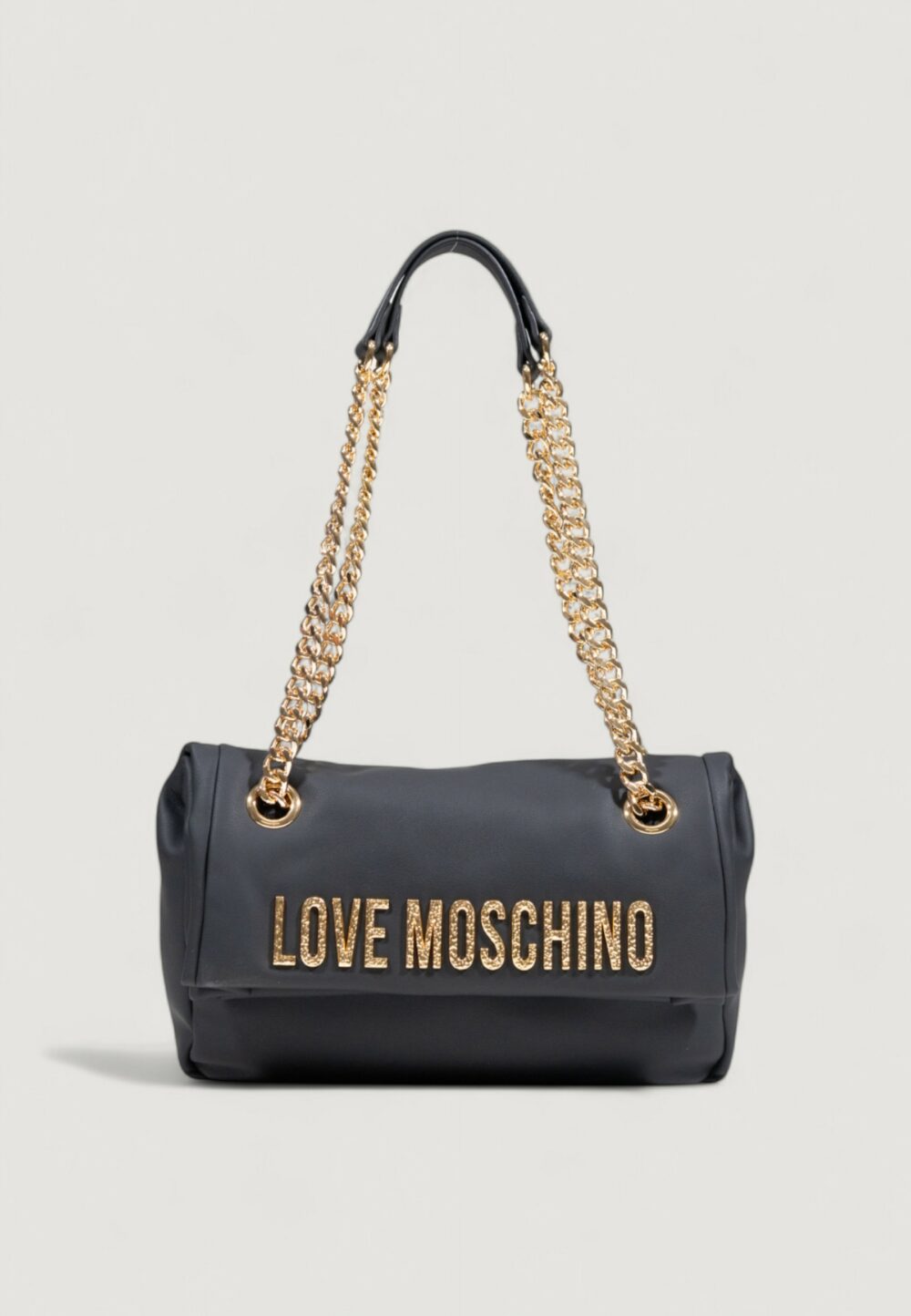 Borsa Love Moschino HAMMERED LOGO Nero - Foto 1