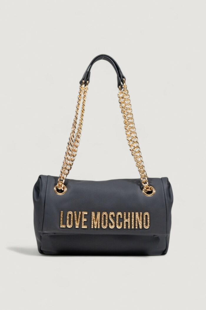 Borsa Love Moschino HAMMERED LOGO Nero