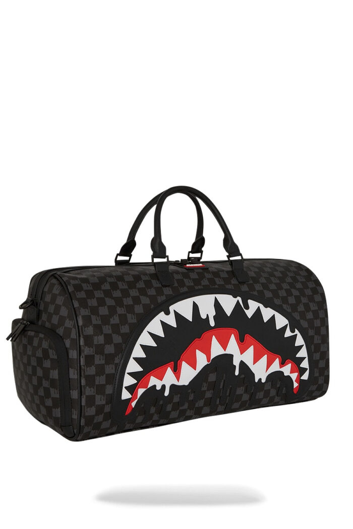 Borsa Sprayground DRIPPING SHARKS IN PARIS DUFFLE Grigio