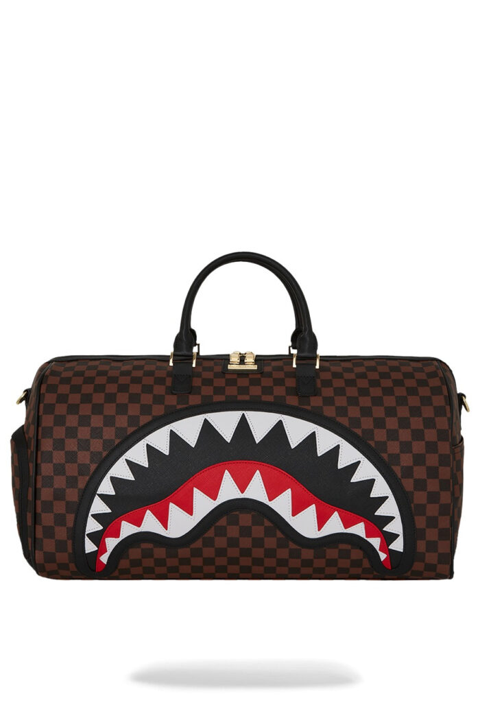 Borsa Sprayground SAWTOOTH SHARKS IN PARIS DUFFLE Marrone