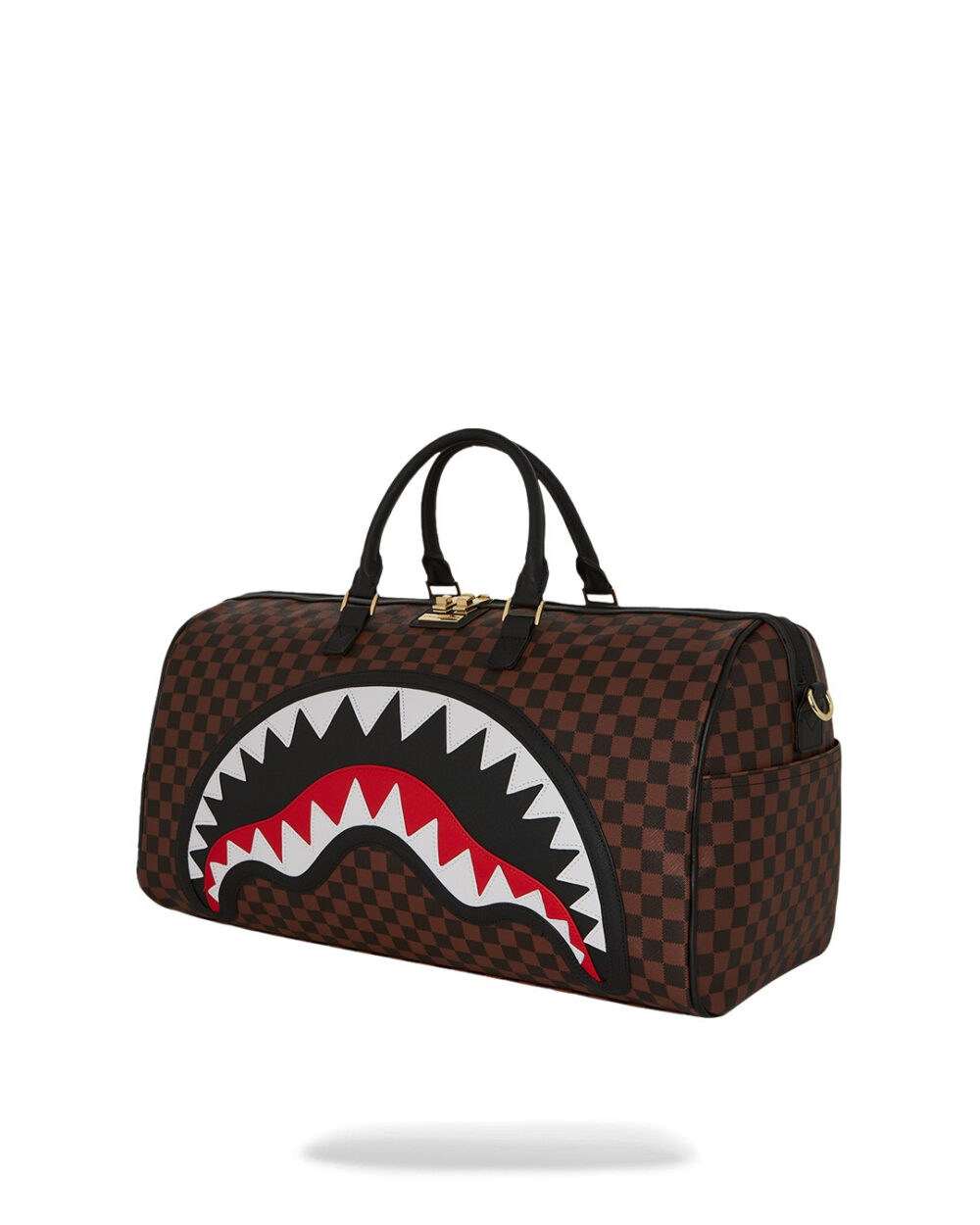 Borsa Sprayground SAWTOOTH SHARKS IN PARIS DUFFLE Marrone - Foto 3