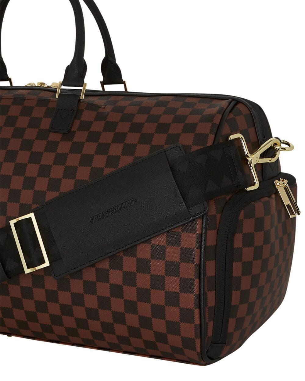 Borsa Sprayground SAWTOOTH SHARKS IN PARIS DUFFLE Marrone - Foto 5
