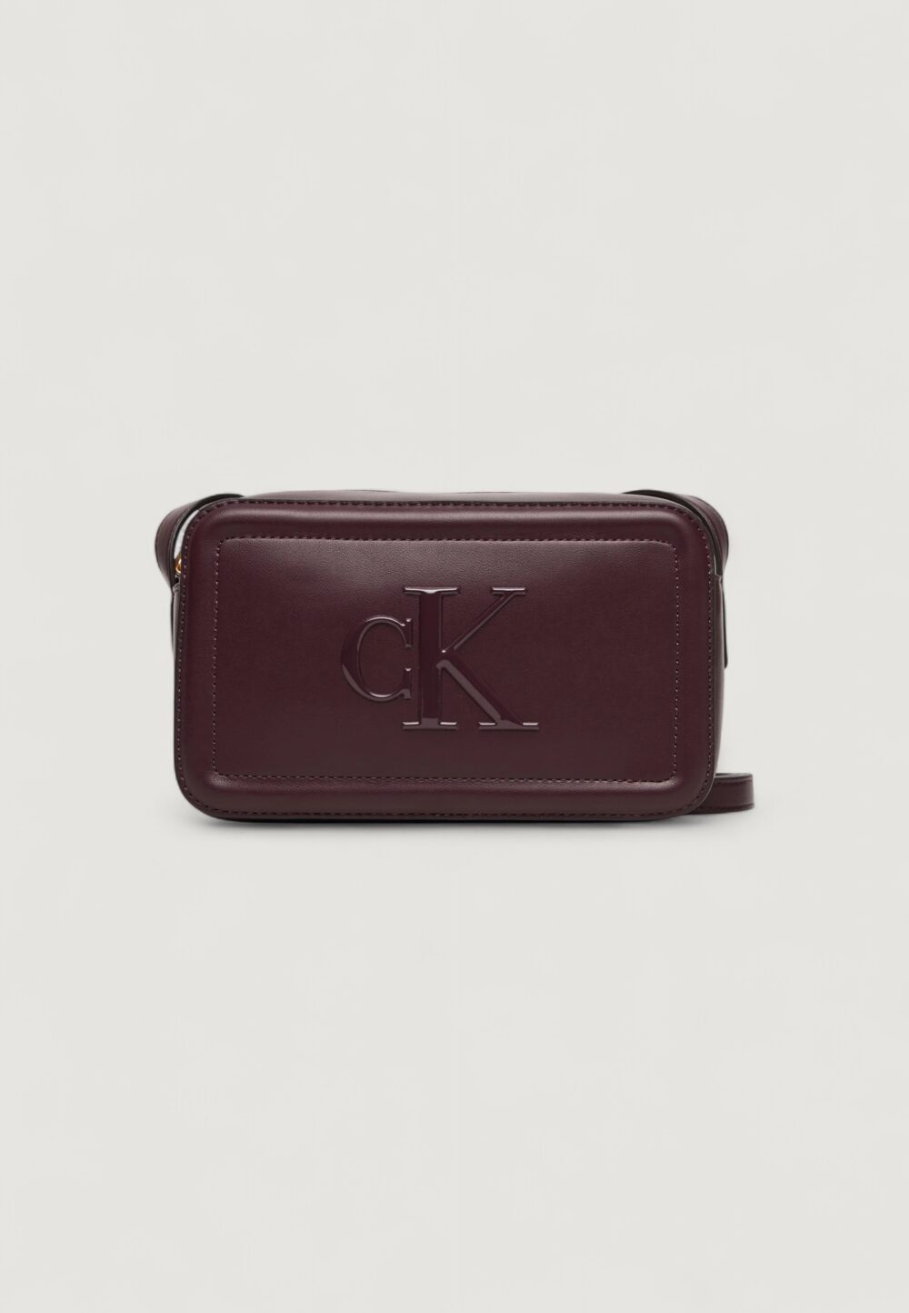 Borsa Calvin Klein BOLD CK CAMERA BAG Bordeaux - Foto 1
