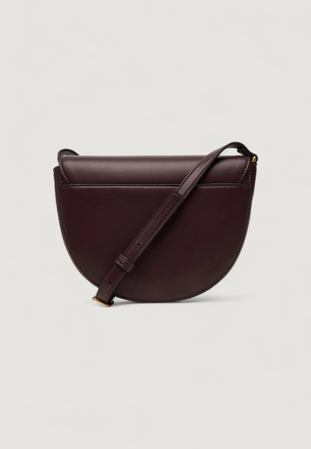 Borsa Calvin Klein RAISED CK SADDLE CROSSBODY Bordeaux - Foto 3