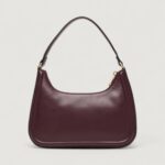Borsa Calvin Klein RAISED CK SMALL SHOULDER BAG Bordeaux - Foto 3