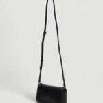 Borsa Calvin Klein BOLD CK FLAP CROSSBODY Nero - Foto 4