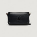 Borsa Calvin Klein BOLD CK FLAP CROSSBODY Nero - Foto 1