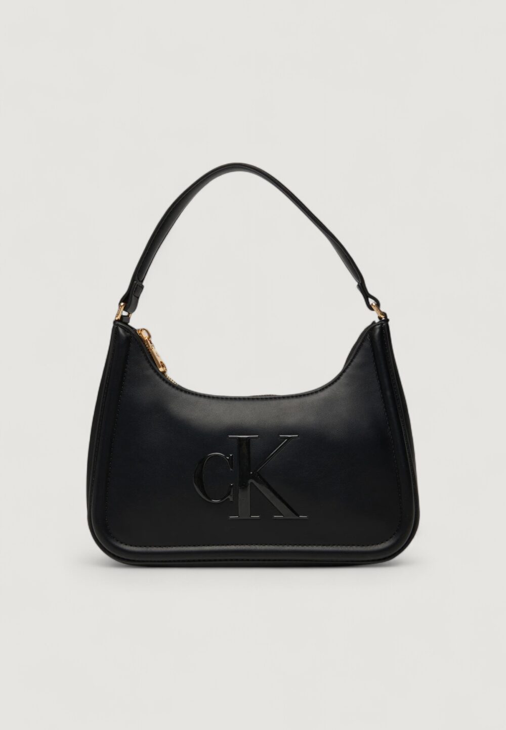 Borsa Calvin Klein RAISED CK SMALL SHOULDER BAG Nero - Foto 1