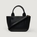 Borsa Calvin Klein RAISED CK SMALL TOTE WITH STRAP Nero - Foto 3