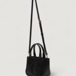 Borsa Calvin Klein RAISED CK SMALL TOTE WITH STRAP Nero - Foto 4