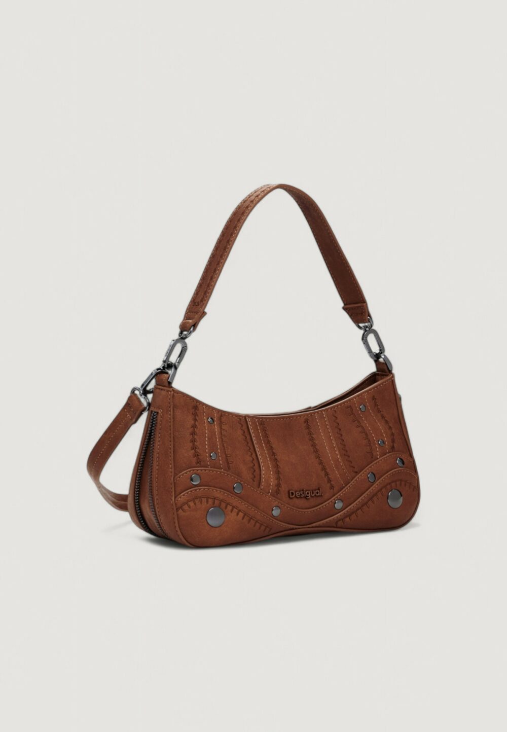 Borsa Desigual BAG_EMBRO PATCH ALSACIA C Beige - Foto 2