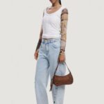 Borsa Desigual BAG_EMBRO PATCH ALSACIA C Beige - Foto 5