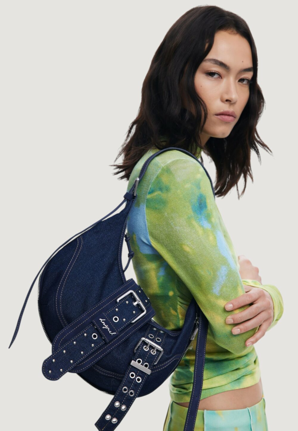 Borsa Desigual BAG_BINDELLA CA Denim - Foto 2