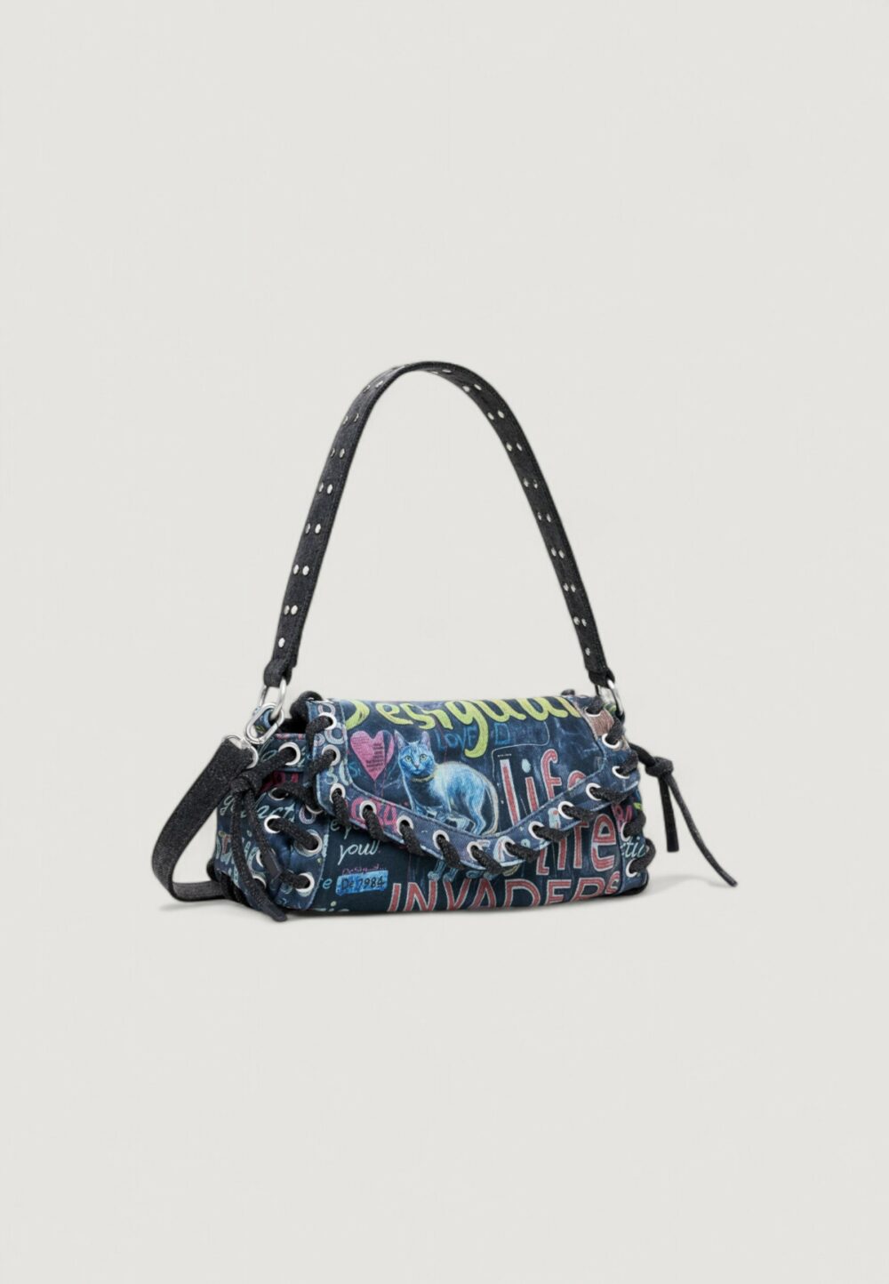 Borsa Desigual BAG_PIZZICATO ZARAU Nero - Foto 2