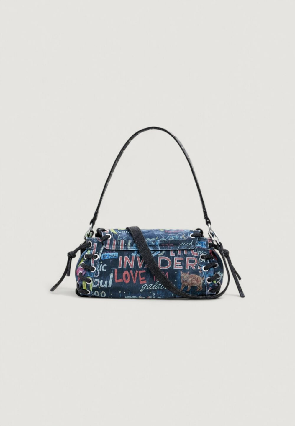 Borsa Desigual BAG_PIZZICATO ZARAU Nero - Foto 3