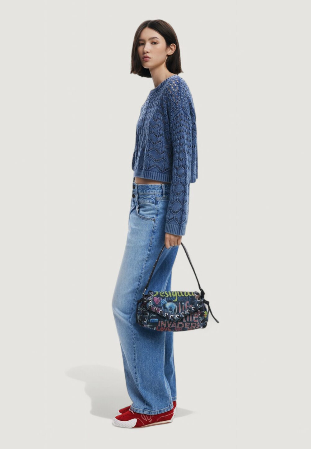 Borsa Desigual BAG_PIZZICATO ZARAU Nero - Foto 4