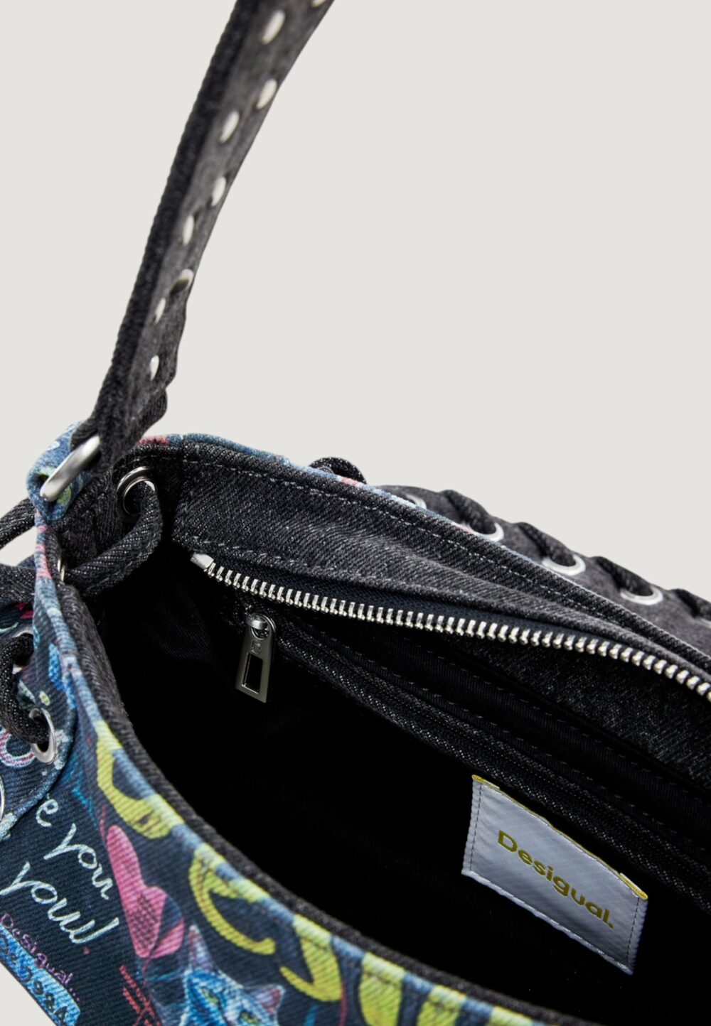 Borsa Desigual BAG_PIZZICATO ZARAU Nero - Foto 5