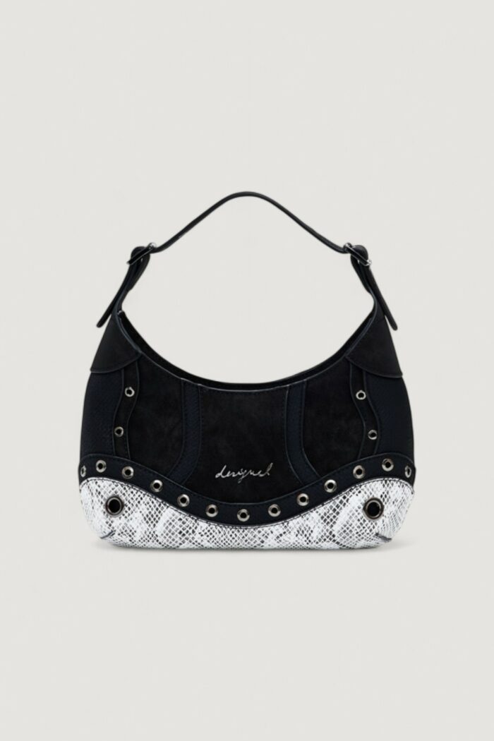 Borsa Desigual BAG_SNAKE PATCH HAITI Nero – 25WAXP23