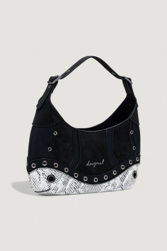 Borsa Desigual BAG_SNAKE PATCH HAITI Nero – 25WAXP23