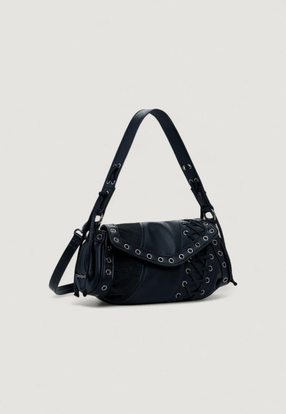 Borsa Desigual BAG_TANGO_BLACK PATCH ZAR Nero - Foto 2