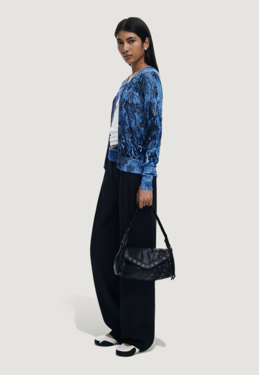 Borsa Desigual BAG_TANGO_BLACK PATCH ZAR Nero - Foto 4