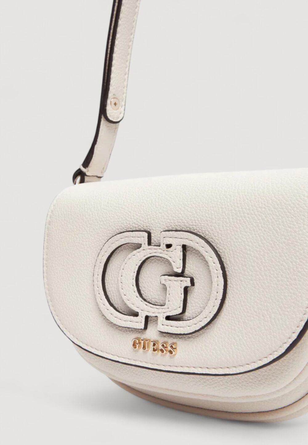 Borsa Guess CALEBRA MINI CNVRTBL XBDY FLAP Bianco - Foto 3