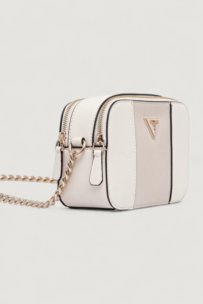 Borsa Guess NOELLE II CROSSBODY CAMERA Bianco – Grigio – HWZG96 72140