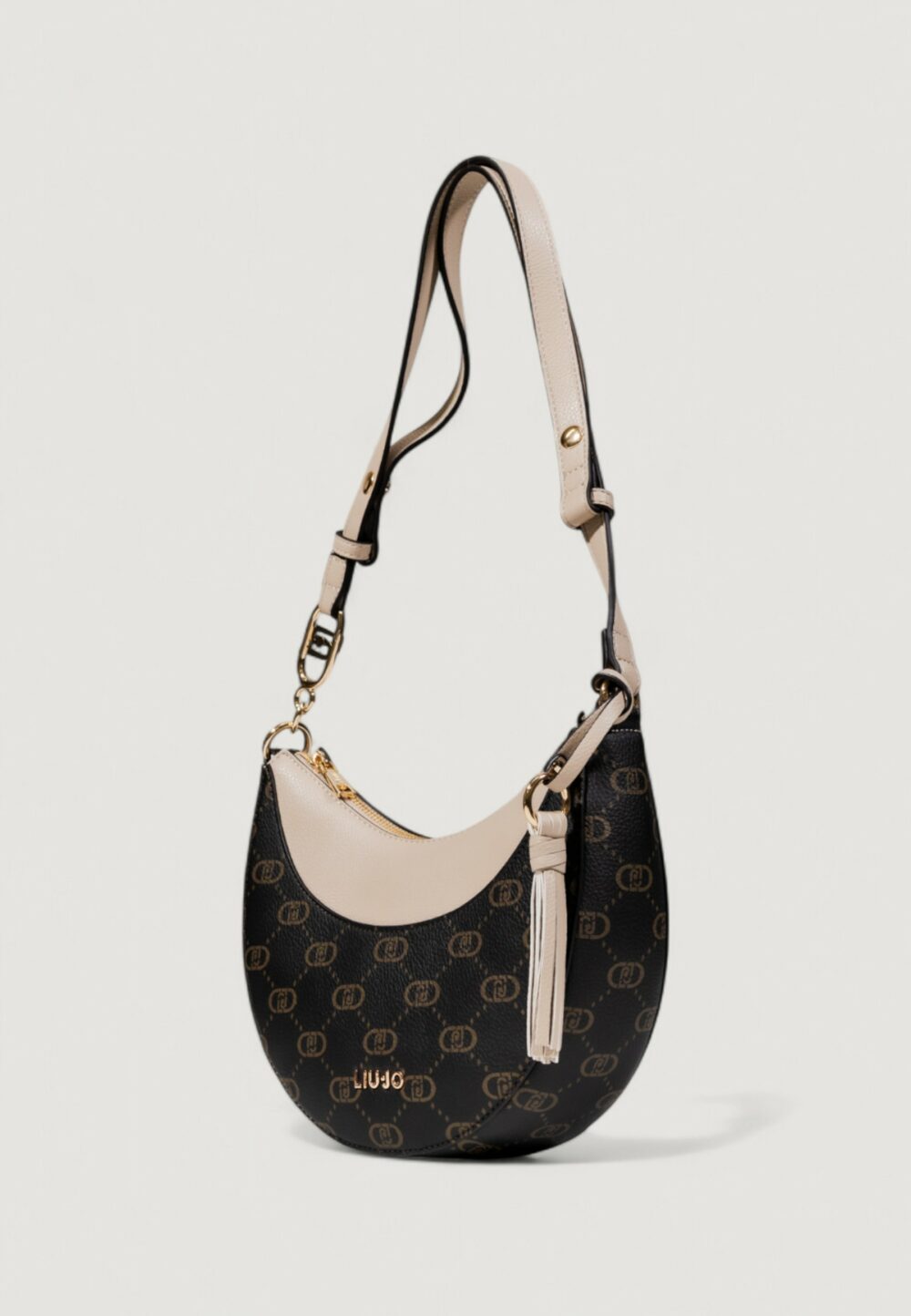 Borsa Liu-Jo M HOBO Marrone Scuro - Foto 3