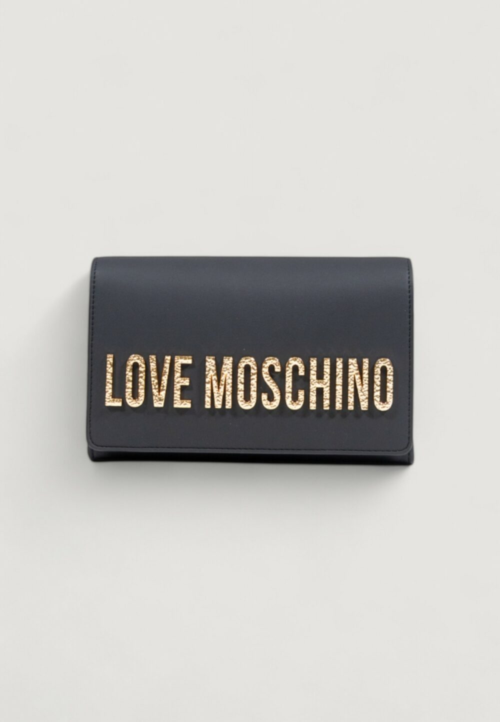 Borsa Love Moschino HAMMERED LOGO Nero - Foto 2
