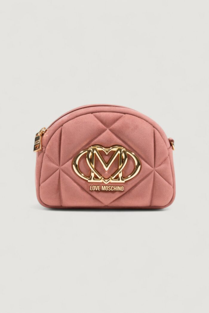 Borsa Love Moschino BORSA VELOUR PL Rosa Antico