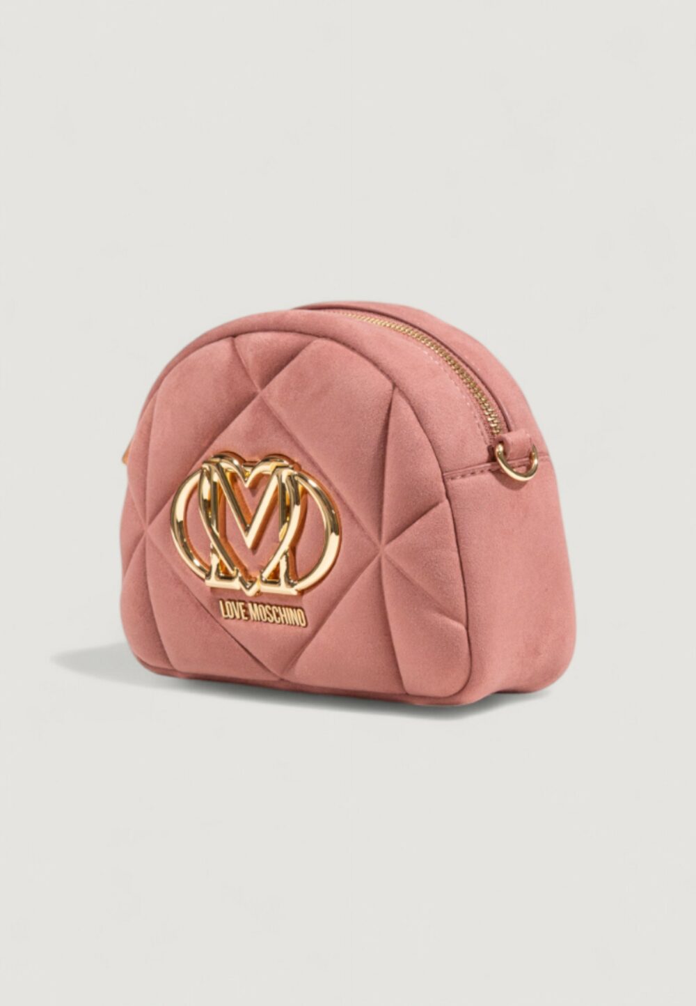 Borsa Love Moschino BORSA VELOUR PL Rosa Antico - Foto 3