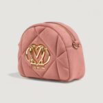 Borsa Love Moschino BORSA VELOUR PL Rosa Antico - Foto 3