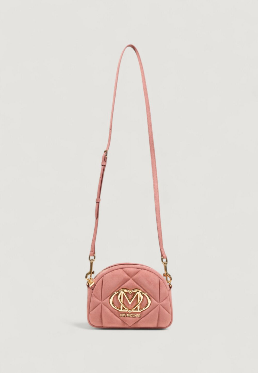 Borsa Love Moschino BORSA VELOUR PL Rosa Antico - Foto 2
