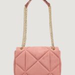 Borsa Love Moschino EMBOSSED VELOUR Rosa Antico - Foto 4