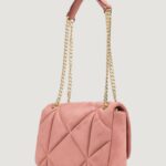 Borsa Love Moschino EMBOSSED VELOUR Rosa Antico - Foto 5