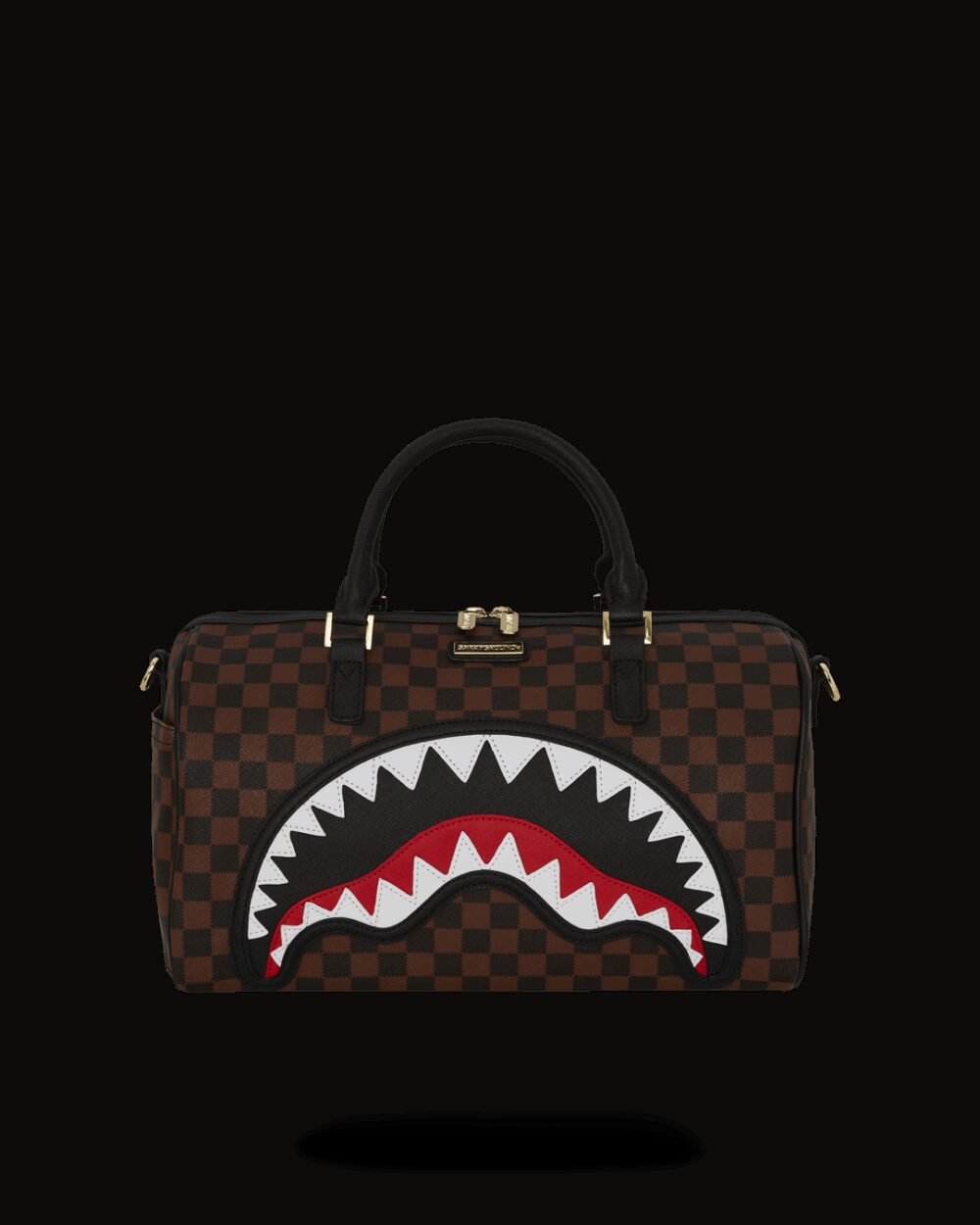 Borsa Sprayground SAWTOOTH SHARKS IN PARIS MINI DUFFLE Marrone - Foto 1