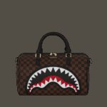 Borsa Sprayground SAWTOOTH SHARKS IN PARIS MINI DUFFLE Marrone - Foto 1