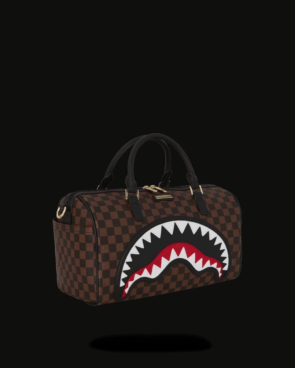 Borsa Sprayground SAWTOOTH SHARKS IN PARIS MINI DUFFLE Marrone - Foto 2