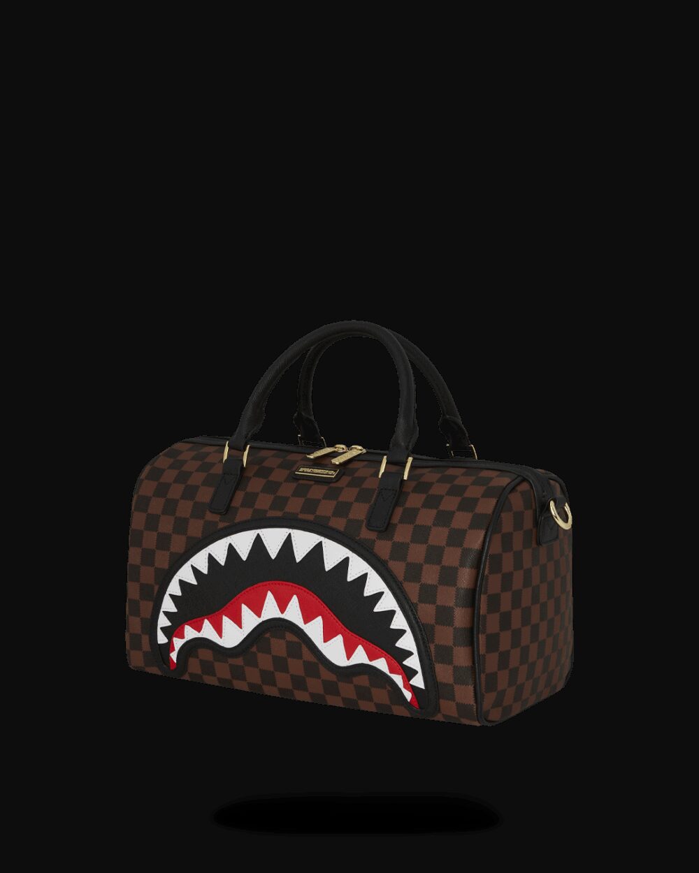 Borsa Sprayground SAWTOOTH SHARKS IN PARIS MINI DUFFLE Marrone - Foto 3