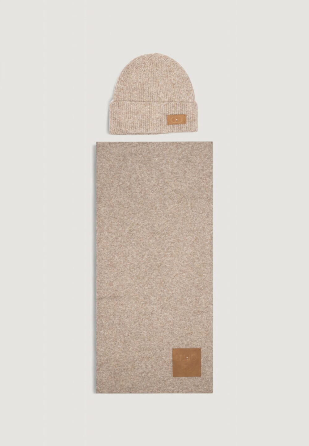 Box sciarpa e cappello Liu-Jo SET BEANIE/SCIARPA CON TAG Beige - Foto 1