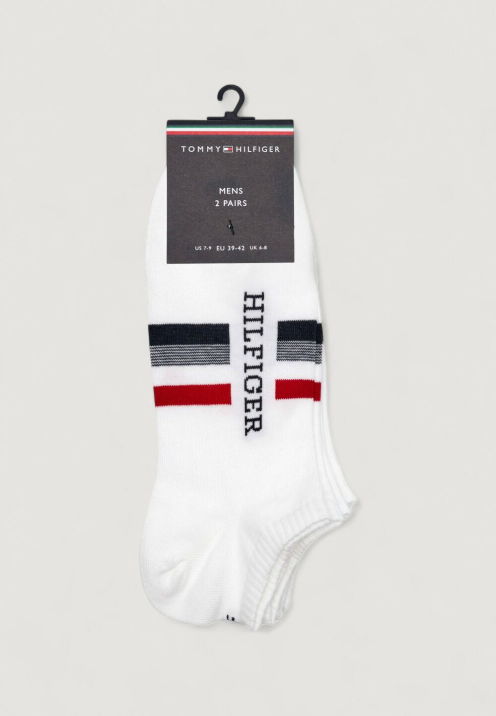 Calzini corti Tommy Hilfiger SNEAKER 2P HILFIGER TAB Bianco - Foto 2