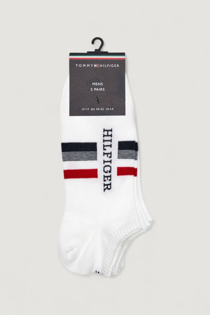 Calzini corti Tommy Hilfiger SNEAKER 2P HILFIGER TAB Bianco – 701232467