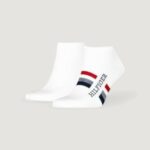 Calzini corti Tommy Hilfiger SNEAKER 2P HILFIGER TAB Bianco - Foto 1