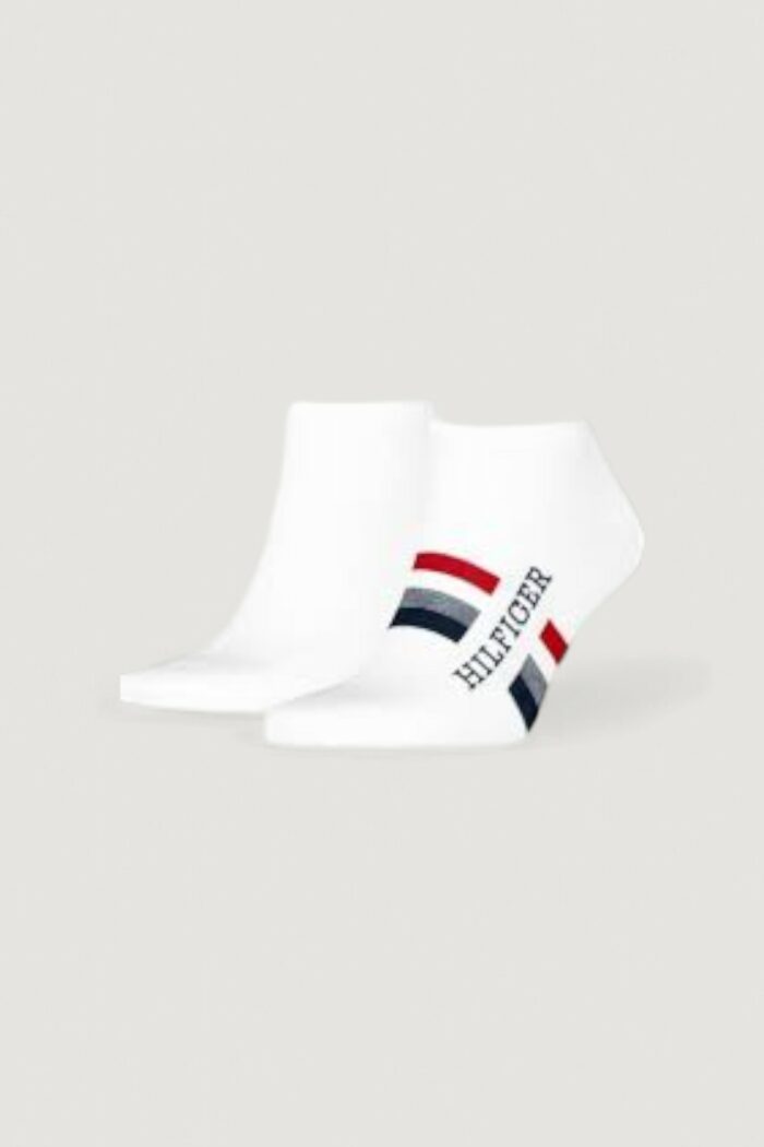 Calzini corti Tommy Hilfiger SNEAKER 2P HILFIGER TAB Bianco – 701232467