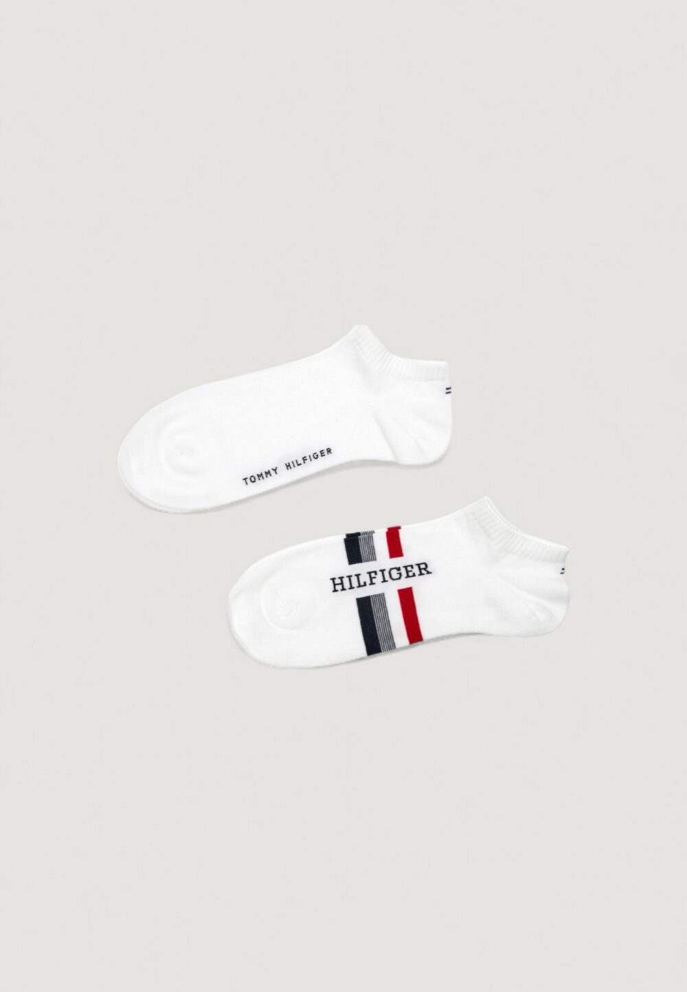 Calzini corti Tommy Hilfiger SNEAKER 2P HILFIGER TAB Bianco - Foto 3
