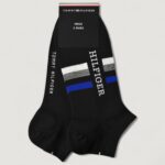 Calzini corti Tommy Hilfiger SNEAKER 2P HILFIGER TAB Nero - Foto 2