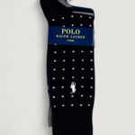 Calzini Lunghi Ralph Lauren DOT STRIPE-CREW-2 PACK Blu - Foto 1