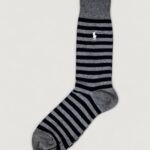 Calzini Lunghi Ralph Lauren DOT STRIPE-CREW-2 PACK Blu - Foto 3